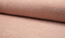 Double Sided Cotton TERRY TOWELLING Fabric Material - SALMON