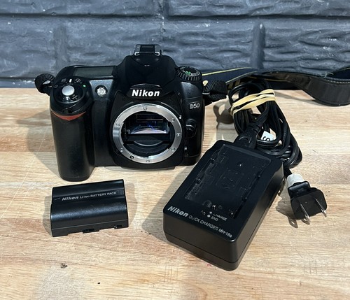 Nikon D50 6.1 MP Digital SLR Camera - Black(Body Only) With Charger READ - Picture 1 of 12