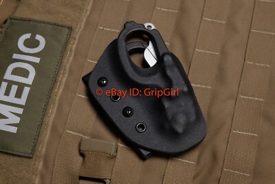 GripGirlSupply Custom Kydex Belt Holster For Folded SOG Para Trauma Shears - EMT, TCCC, Medic IFAK