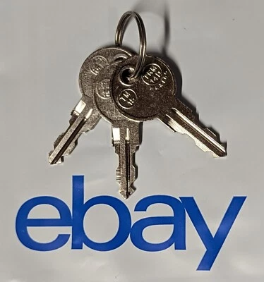 ALL TOOLBOXES TM712 3-NEW toolbox keys Better built / Kobalt / RV / TriMark cut to code TM712