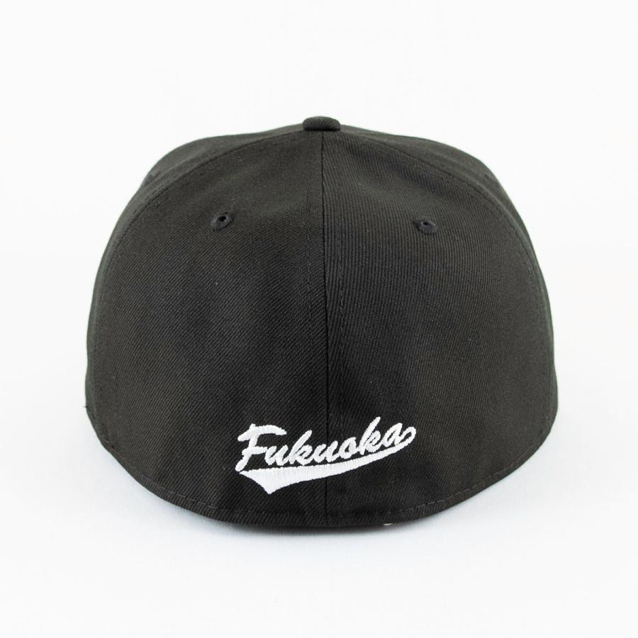 New Era 59FIFTY NPB Fukuoka Softbank Hawks Black x White Japanese