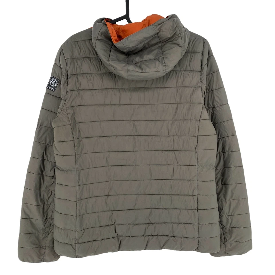 GEOX RESPIRA Grey Hooded Jacket Size 14 Years - Image 3 of 4