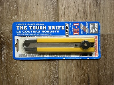 OLFA  - H-1 -  Extra Heavy Duty Snap-off Utilty Knife - Slim Line