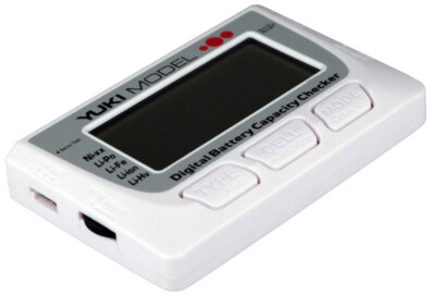 YUKI MODEL LiPo Checker 1-8s LiXX NiXX ESC Servo Tester Balancer Lipo NiMh Akku
