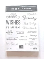 Stampin' Up! More than words 150069 Stamp set 