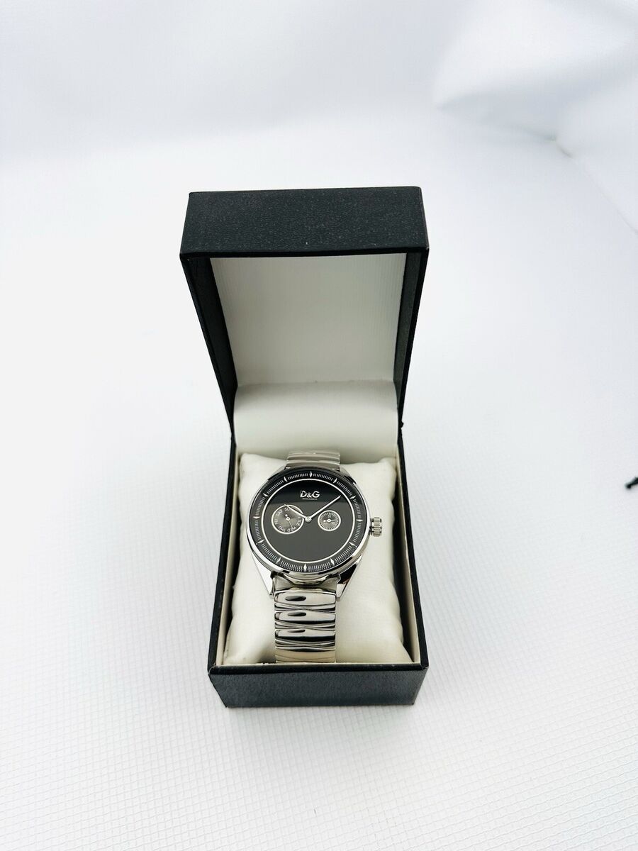 D&G Dolce & Gabbana Men's DW0418 Jimmy Z Analog Stainless D&G Dolce & Gabbana Men's DW0418 Jimmy Z Analog Stainless