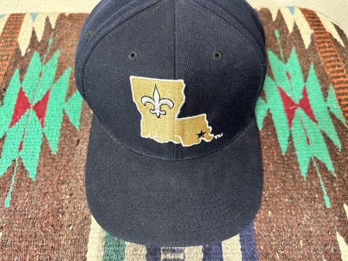 Vtg Sports Specialties New Orleans Saints Plain Logo SnapBack NFL Proline 90s - Picture 8 of 13