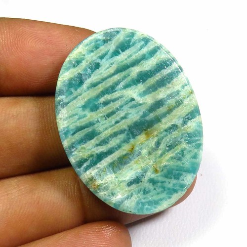 Natural Sea Green Amazonite Cabochon 30-67Cts Mix Shape Smooth Gemstone AM-A - Picture 36 of 120