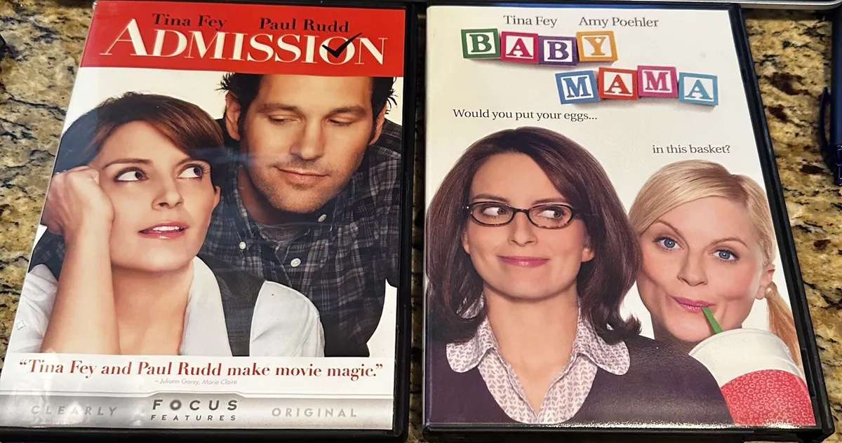 Admission / Baby Mama (2 DVD Lot) Tina Fey, Paul Rudd, Amy Poehler **VG |  eBay