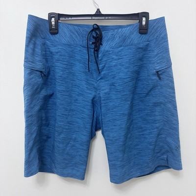 Lululemon Current State Board Shorts Mens Size 33 Heather Blue Swim Trunks