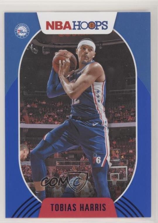 2020-21 Panini NBA Hoops Blue Tobias Harris #119 00gy