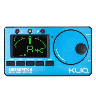 KLIQ MetroPitch - Metronome Tuner for All Instruments - with Guitar, Bass, Violi