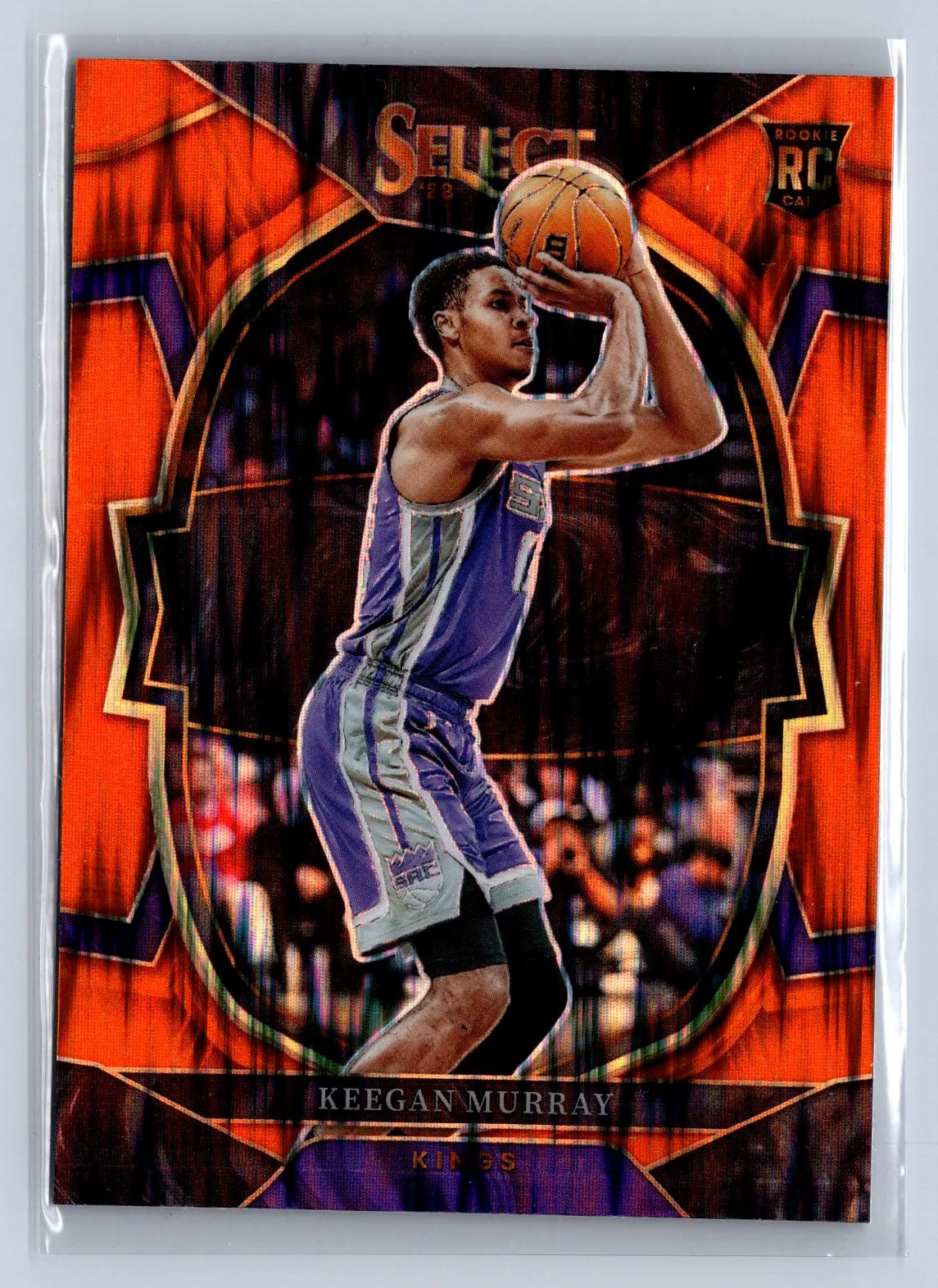 2022-23 Panini Select Keegan Murray Orange Flash #81