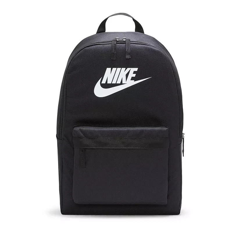 NIKE HERITAGE BACKPACK 25L BLACK/WHITE LAPTOP BAG DC4244-010 _ NEW