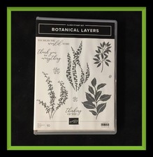Stampin' Up BOTANICAL LAYERS Stamp Set - see examples 385