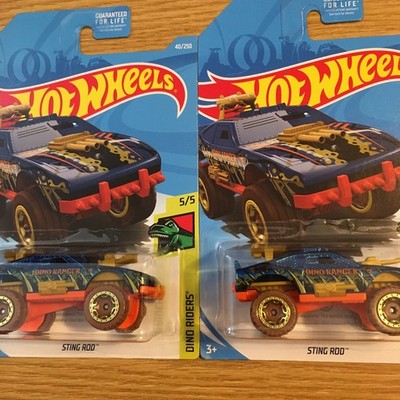 HOT WHEELS 2019 #40 BLUE STING ROD MAD MAX STYLE TREASURE HUNT TH LOT OF 2