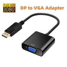 DP Display Port Male to VGA Female Converter Adapter Cable For PC Laptop