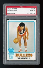 1973 Topps #176 Wes Unseld PSA 9