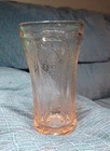 Vintage Indiana Glass Recollection Pink Federal Madrid Glass Depression 6.5"x3.5