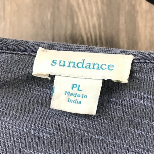 Camicia Sundance Oberon blu in jersey di pizzo ricamato taglia Lp - Foto 2 di 4