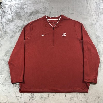 Washington State Cougars Pullover Mens XXL Red NCAA Football Nike