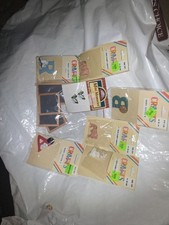 Lot 3 Mixed Crafting Figures New Old Stock 8 Items