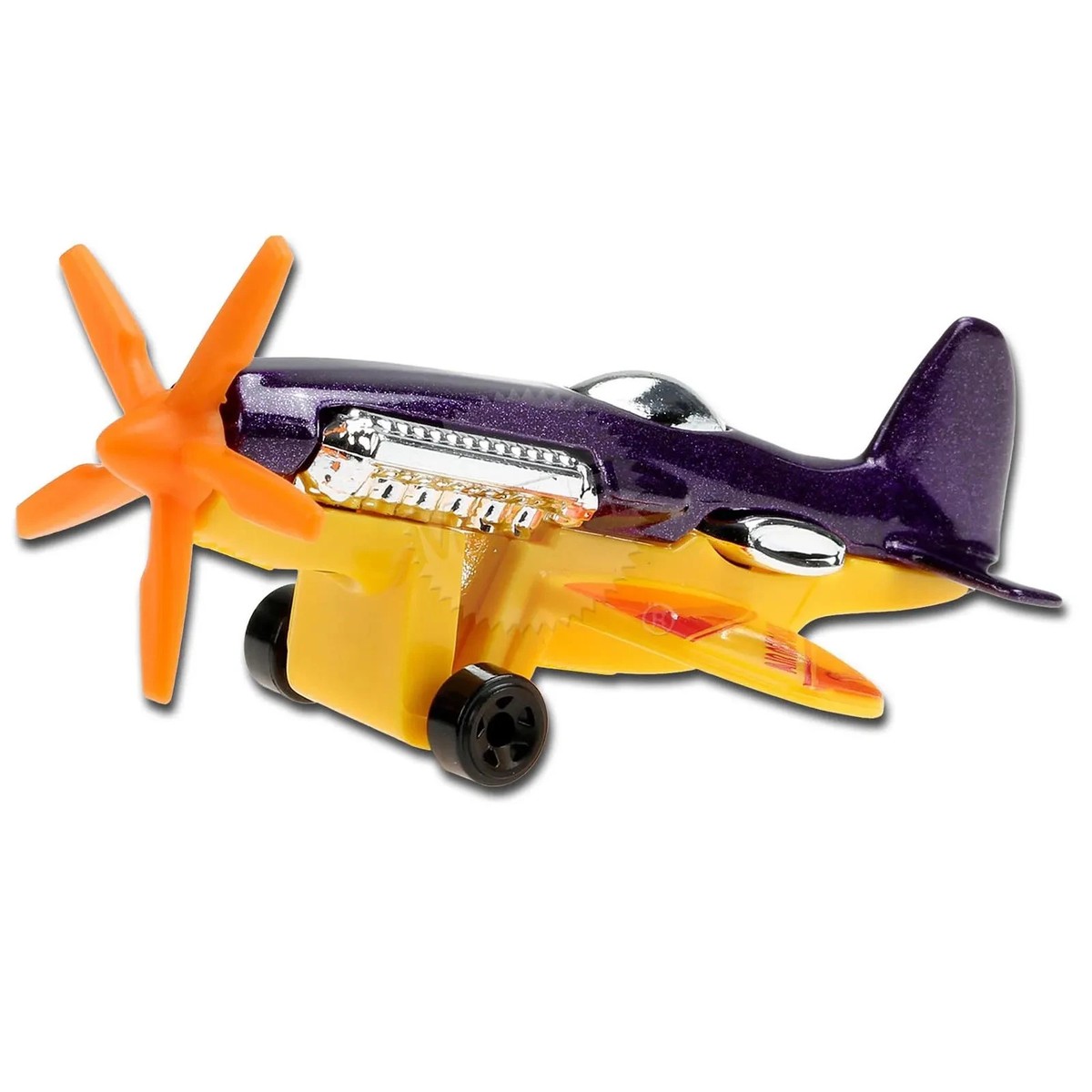 Hot Wheels Mad Propz Purple HW Rescue Kid Model Diecast Toy Plane
