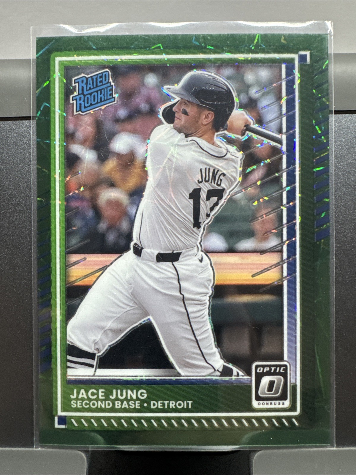 2025 Panini Donruss - Optic Jace Jung #52 Lime Green Prizm /149 (RC)