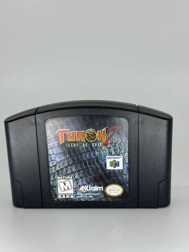Turok 2: Seeds of Evil (Nintendo 64 N64) Video Game See Photos