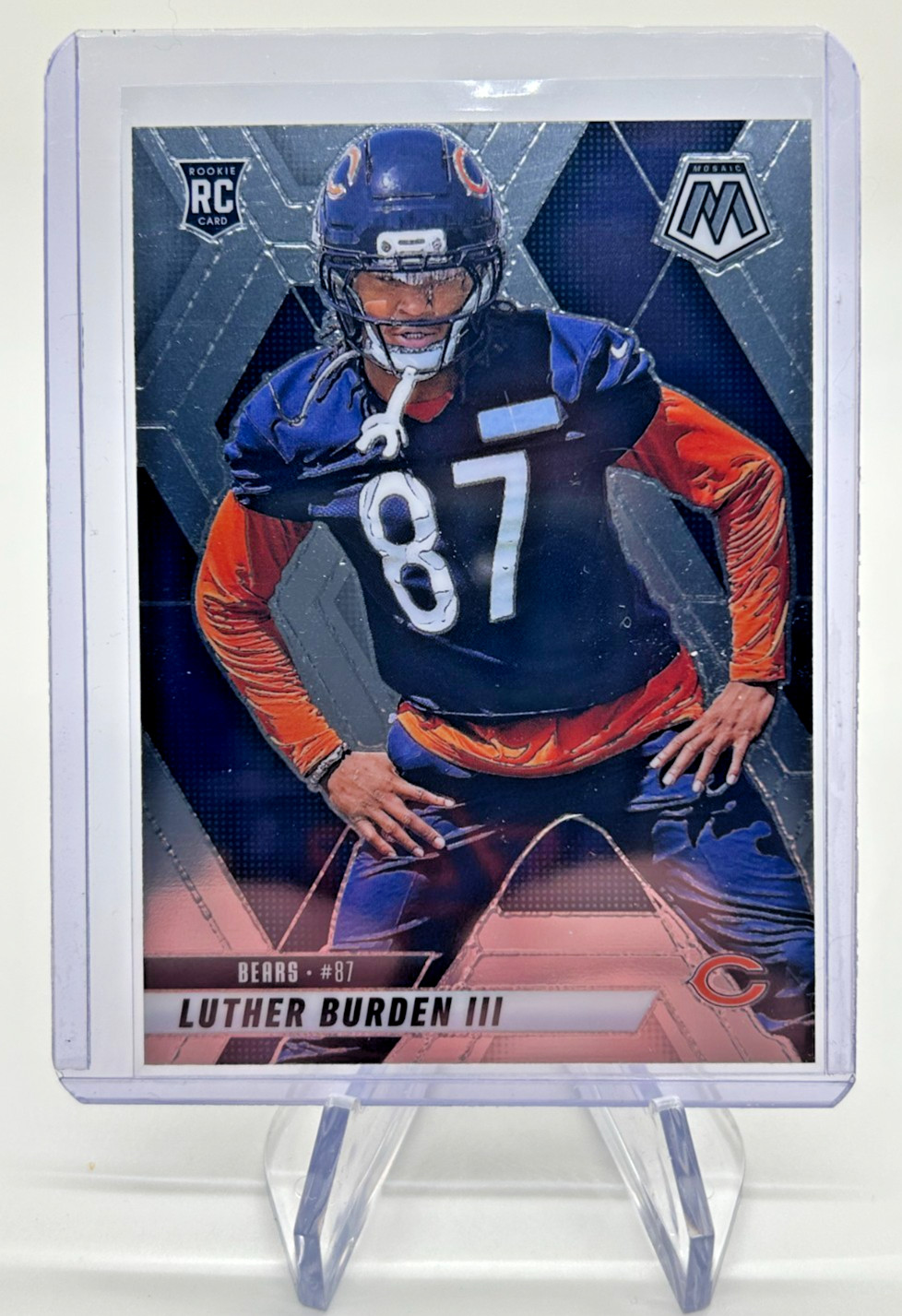 2025 Panini Mosaic Luther Burden III Rookie Card #383 Chicago Bears RC
