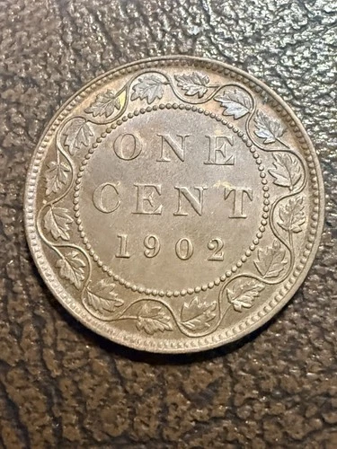 Photo of a 1902 Canada Large Cent from an eBay listing that sold on Jul 20, 2026