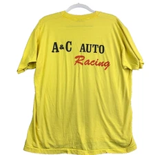 Vintage Hot Rod Shirt Mens XL Screen Stars Single Stitch A&C Auto Racing USA