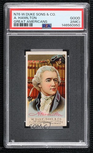 1888 N76 Duke #19 A. Hamilton — PSA 2