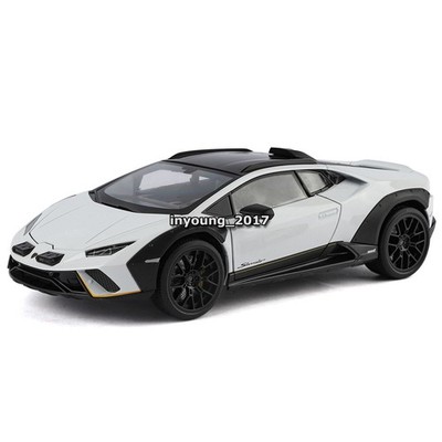 1:18 Lamborghini Huracan Sterrato Model Toy Car Alloy Diecast Toy Vehicle White