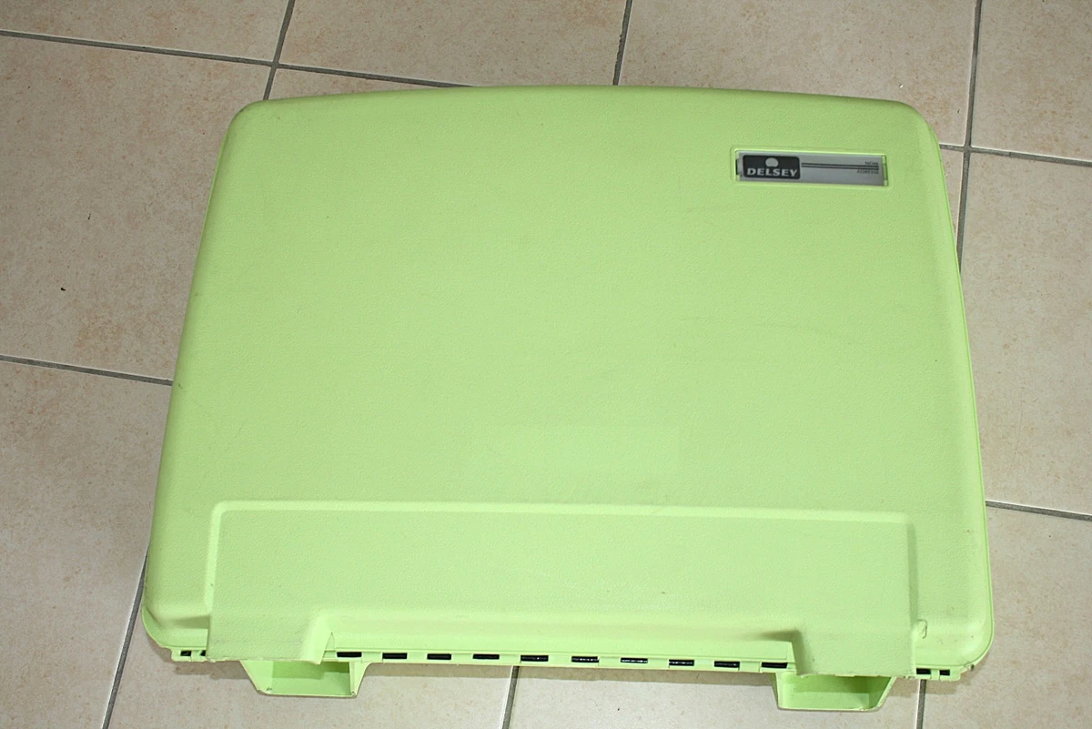 Delsey Hartschalen Koffer, Reisekoffer mit 2 Schlüsseln, grün