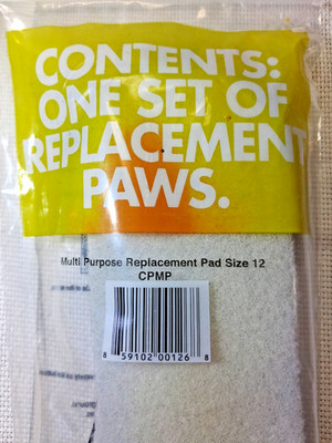 Cougar Paws Roofing Boots Set of Multipurpose Replacement Pads Size 12