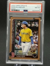 2025 Topps Update Series US276 Marcelo Mayer Gold Rookie Debut /2025 - Red Sox
