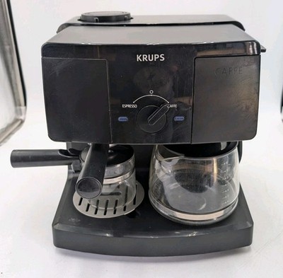 Krups XP1500 Coffee Maker & Espresso Steamer Machine Combination