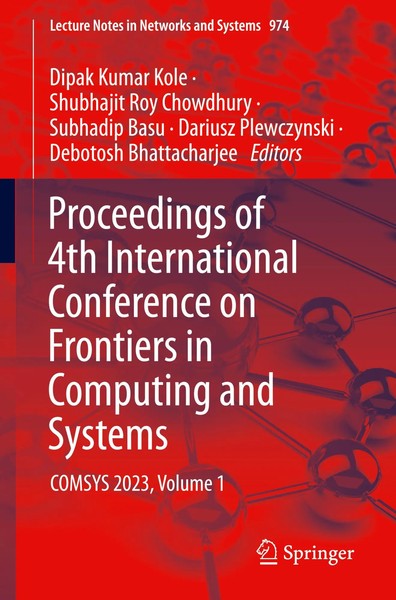 Dipak Kumar Kole (U. A.) | Proceedings Of 4Th International Conference On...-image