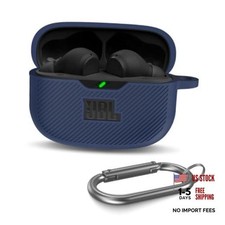 for JBL Vibe Beam/JBL Vibe Beam 2/ JBL Vibe 200TWS Case Cover, Silicone Blue