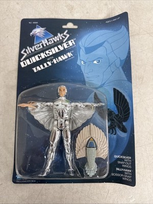 SilverHawks Quicksilver With Tally-Hawk Vintage 1986 Kenner Retro Action Figure