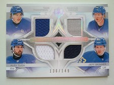 Ultimate Quad Material Buffalo Sabres 136/149 2023-24 Ultimate Hockey QM-BUFF