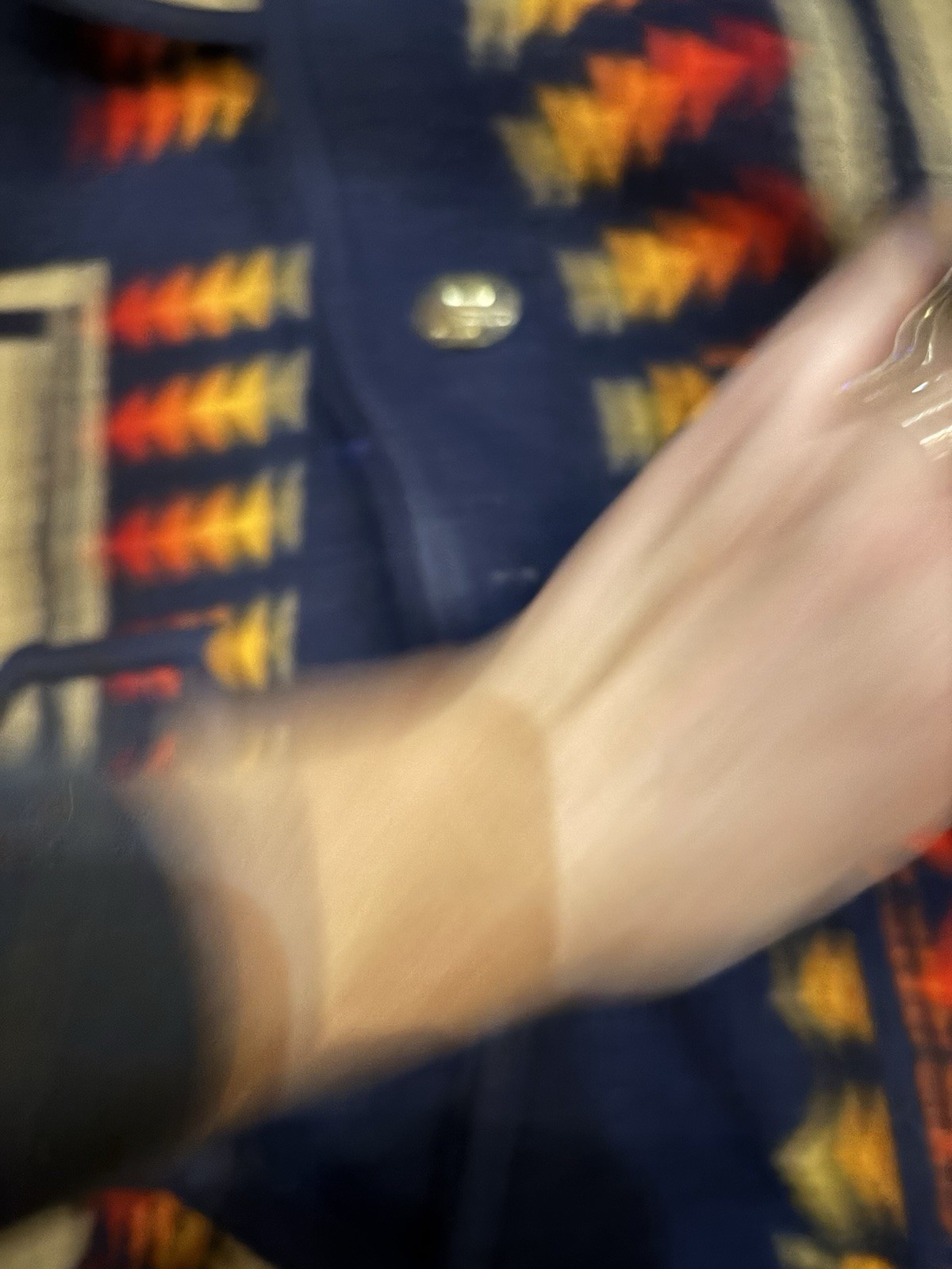 PENDLETON ? NAVAJO LONG WOOL JACKET See Measureme… - image 8