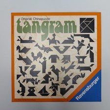Tangram Original Chinapuzzle Ravensburger mit Anleitung Vintage Puzzle