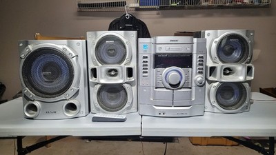 Sony MHC-GX470 Mini Hi-Fi Stereo System CD Cassette MP3 w