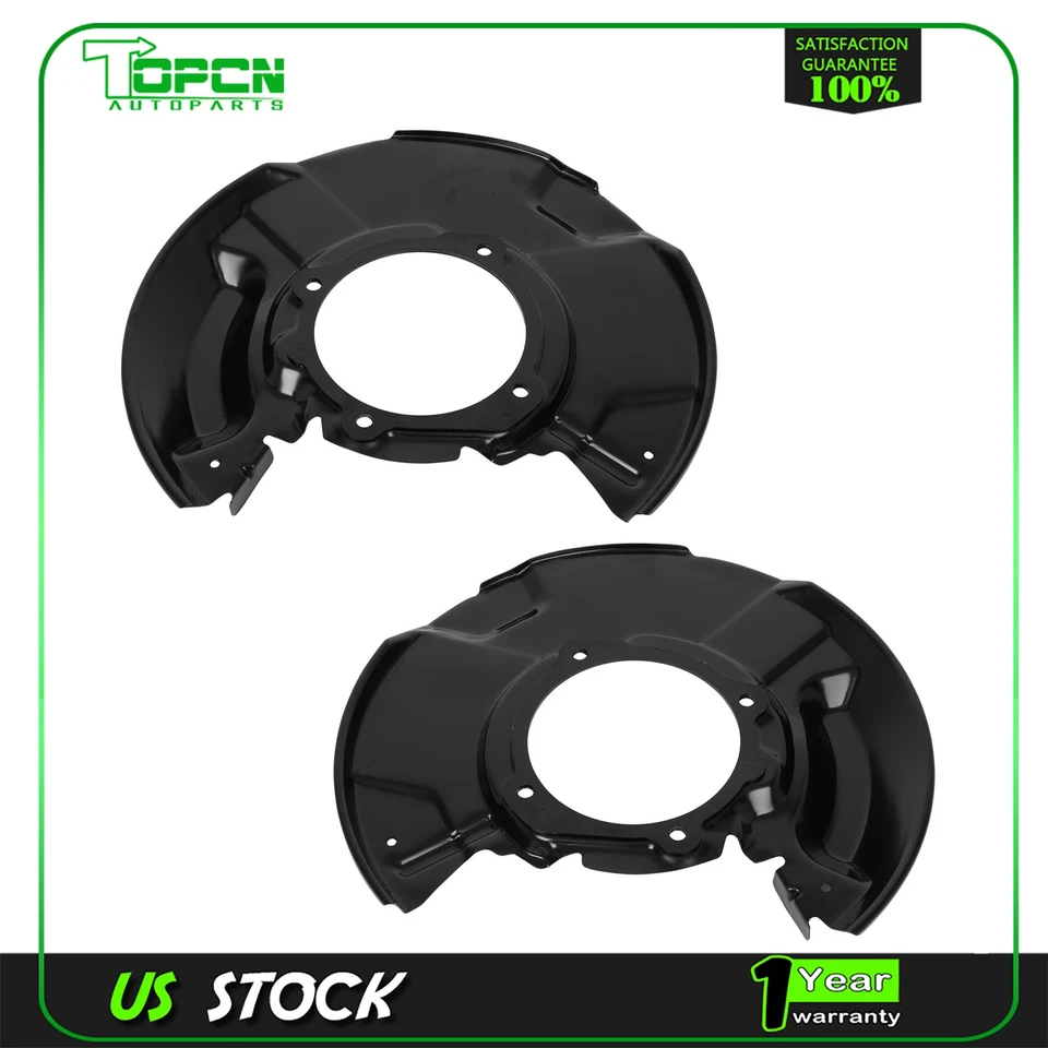 Front RH & LH Brake Dust Shields 2PCS Kit For 1995-2004 Toyota 4Runner Tacoma Foto 4 de 4