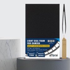 100X200mm Camera Light Seal Foam Adhesive Sheet for All Film Camera Formatsmh