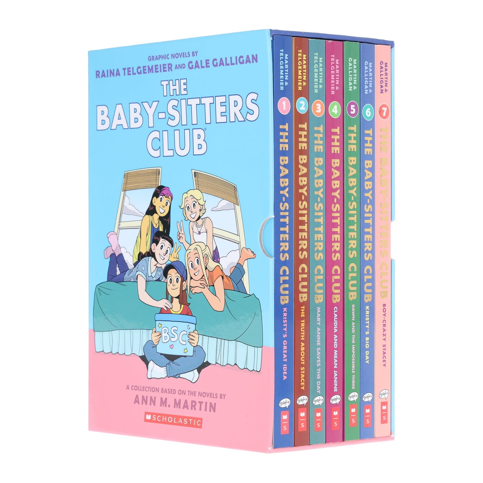 Scholastic Men's The Baby-Sitters Club By Ann M. Martin: Graphic Novels 1-7 Box Set - Ages 9+ - Paperback - Image 2