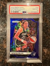 2024 Panini Prism WNBA Blue Pulsar #26 Napheesa Collier PSA 10  30 of 199