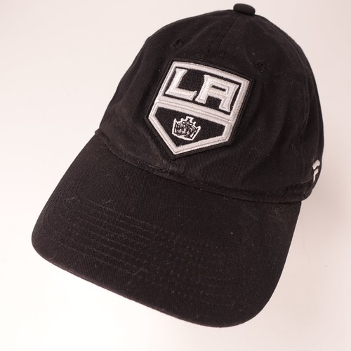LA Kings Mütze Fanatics Herren verstellbar schwarz NHL Logo Baseball Cap
